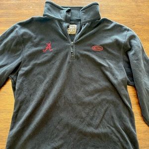 Black Alabama Drake Men’s Quarter Zip
